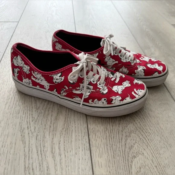 Vans X Disney 101 Dalmatians Authentic Low-Top Sneakers 6.5M / 8W - Picture 4 of 7